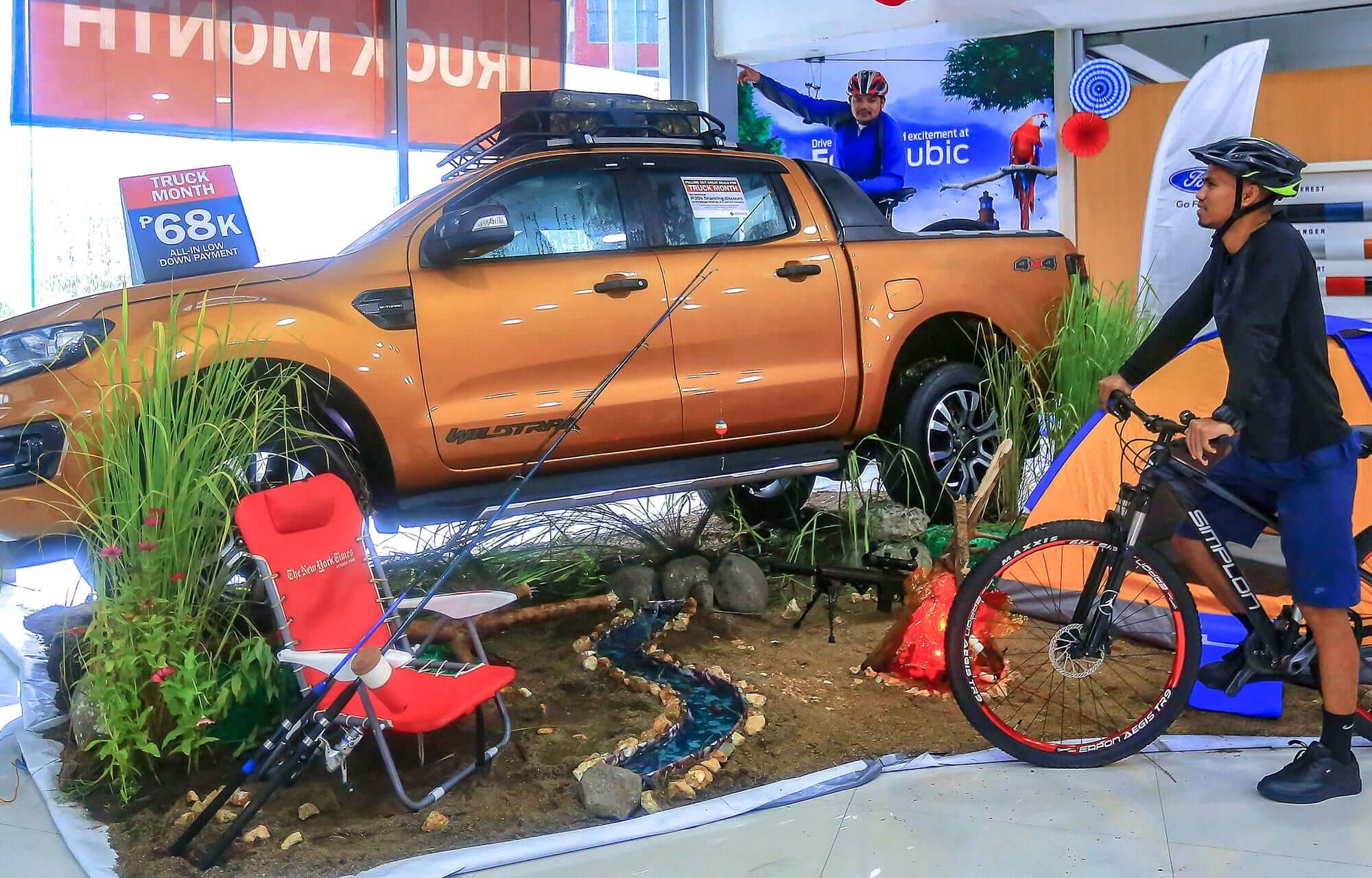 ford subic outdoor activities theme for the  ford truck month event